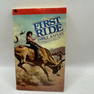 First Ride By Janice Kaplan Avon Flare 1982 Paperback Rodeo Fiction Young Adult